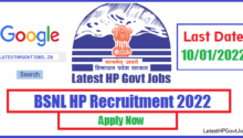 BSNL HP Recruitment 2022