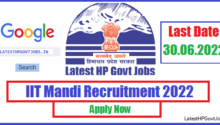 IIT Mandi Recruitment Project Associate -1/JRF