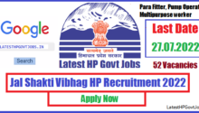 Jal Shakti Vibhag HP Recruitment 2022