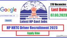 HP HRTC Driver Recruitment 2023