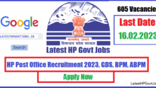 HP Post Office Recruitment 2023, GDS, BPM, ABPM