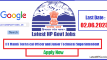 IIT Mandi Technical Officer and Junior Technical Superintendent