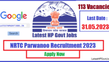 NRTC Parwanoo Recruitment 2023