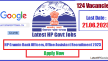 HP Gramin Bank Officers, Office Assistant Recruitment