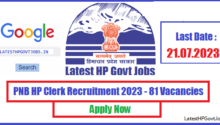 PNB HP Clerk Recruitment 2023