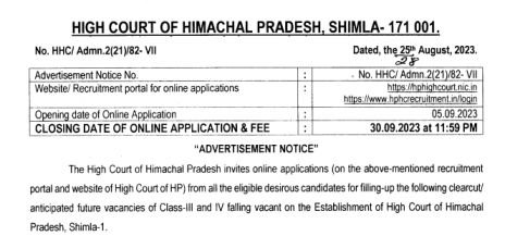 Stenographer, Translator, Assistant Programmer, Clerk /Proof Readers, Driver, Safai Karamchari, Mali,