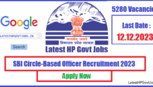 SBI Circle-Based Officer Recruitment 2023