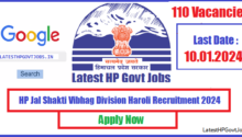 HP Jal Shakti Vibhag Division Haroli Recruitment 2024