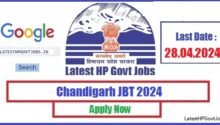 Chandigarh JBT 2024