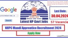 NHPC Mandi Apprentice Recruitment 2024