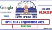 UPSC NDA 2 Registration 2024