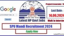 SPU Mandi Recruitment 2024