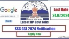 SSC CGL 2024 Notification