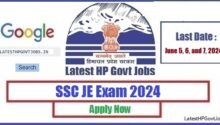 SSC JE Exam 2024