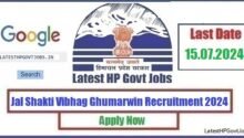 Jal Shakti Vibhag Ghumarwin Recruitment 2024