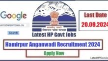 Hamirpur Anganwadi Recruitment 2024